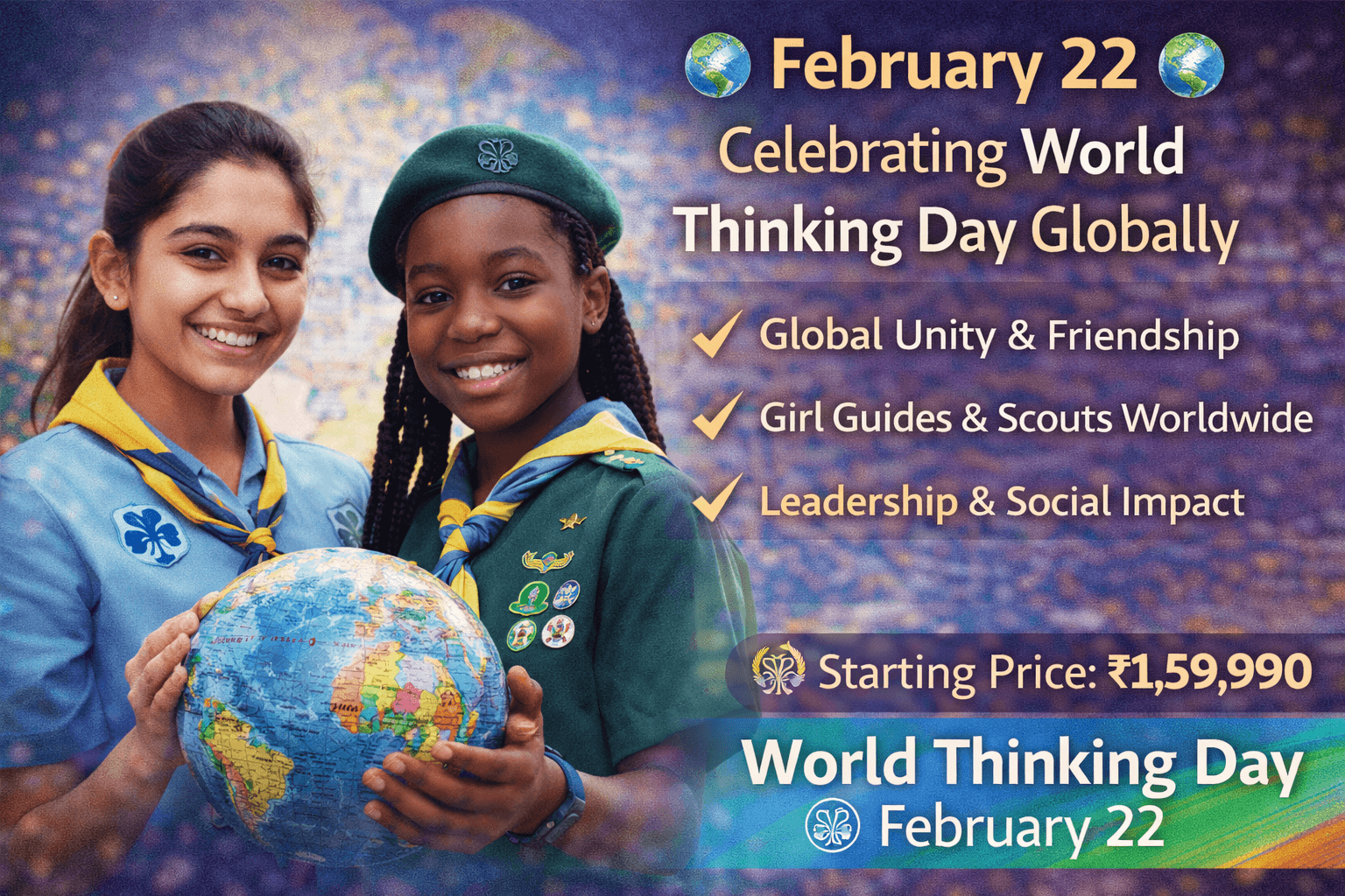 February 22: Celebrating World Thinking Day Globally