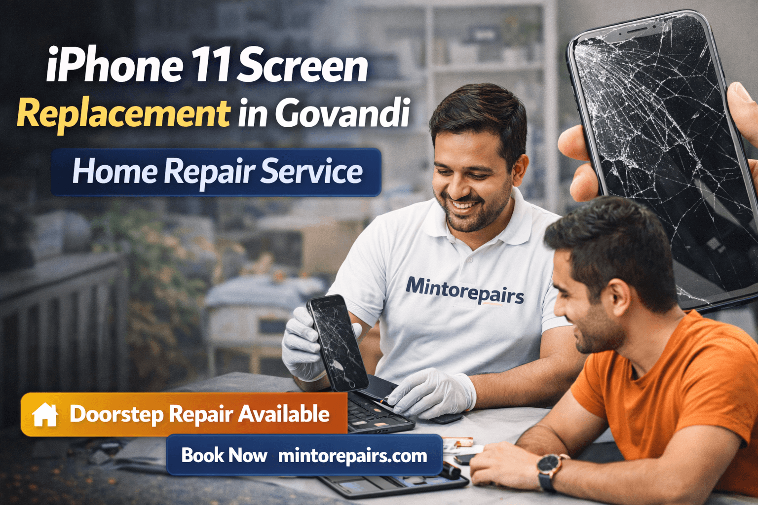 iPhone 11 Screen Replacement in Govandi – Home Repair Service