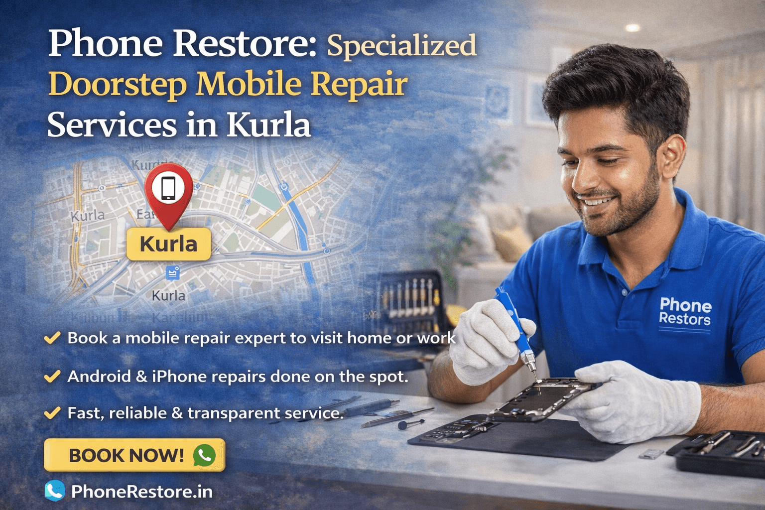Phone Restore: Specialized Doorstep Mobile Repair Services in Kurla