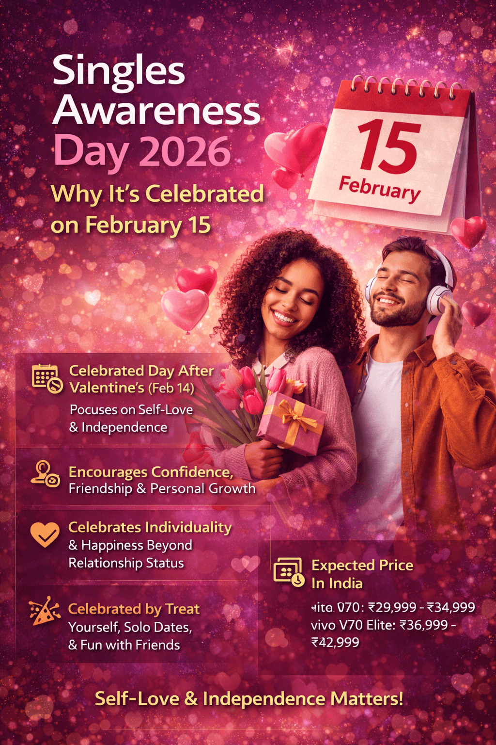 Singles Awareness Day 2026: Why It’s Celebrated on February 15