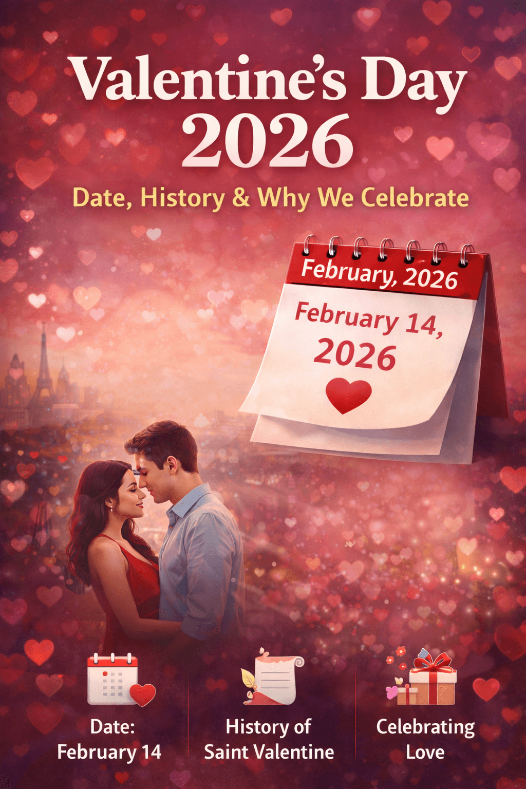 Valentine’s Day 2026: Date, History & Why We Celebrate