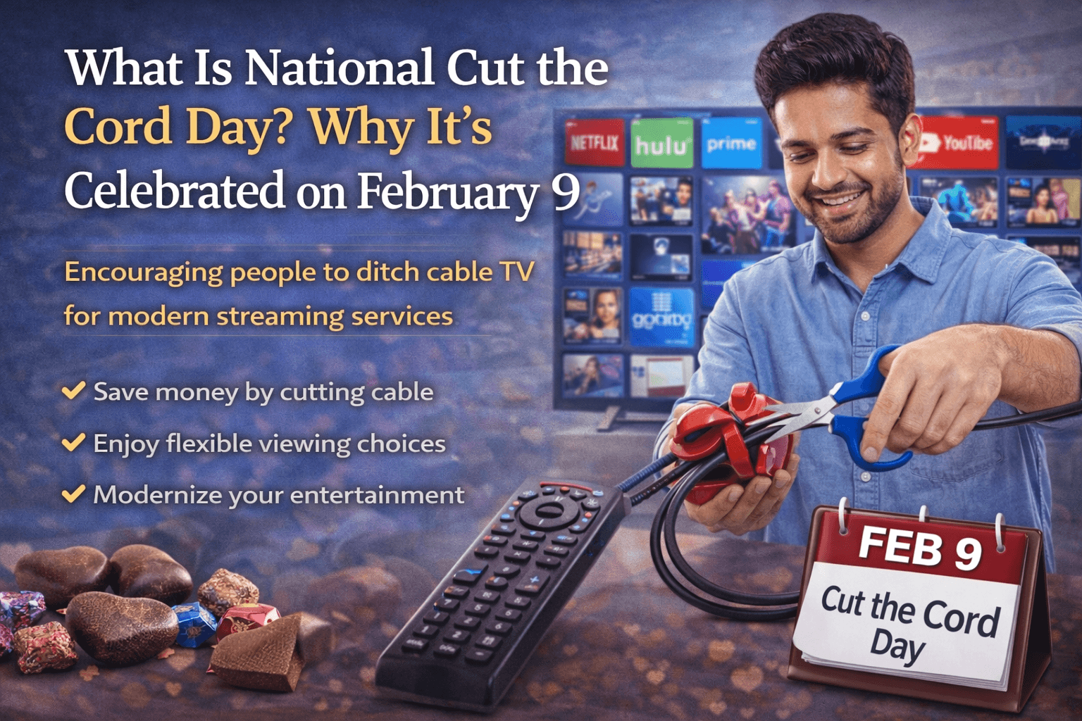 What Is National Cut the Cord Day? Why It’s Celebrated on February 9