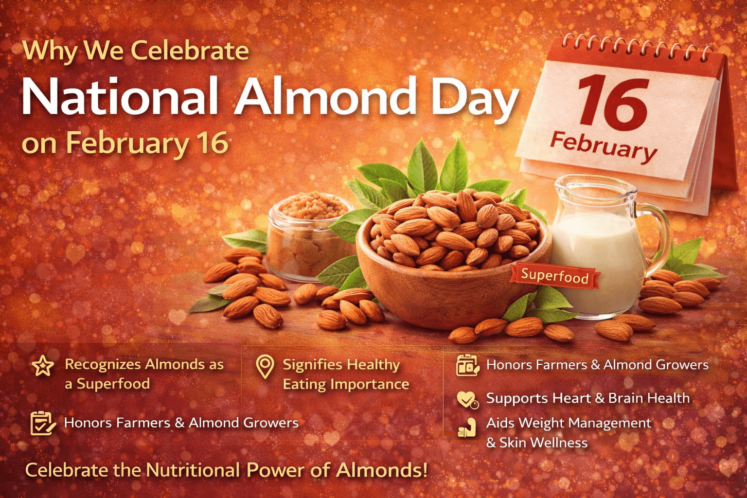 Why We Celebrate National Almond Day on February 16