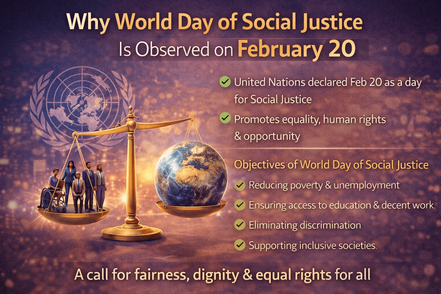 Why World Day of Social Justice Is Observed on February 20